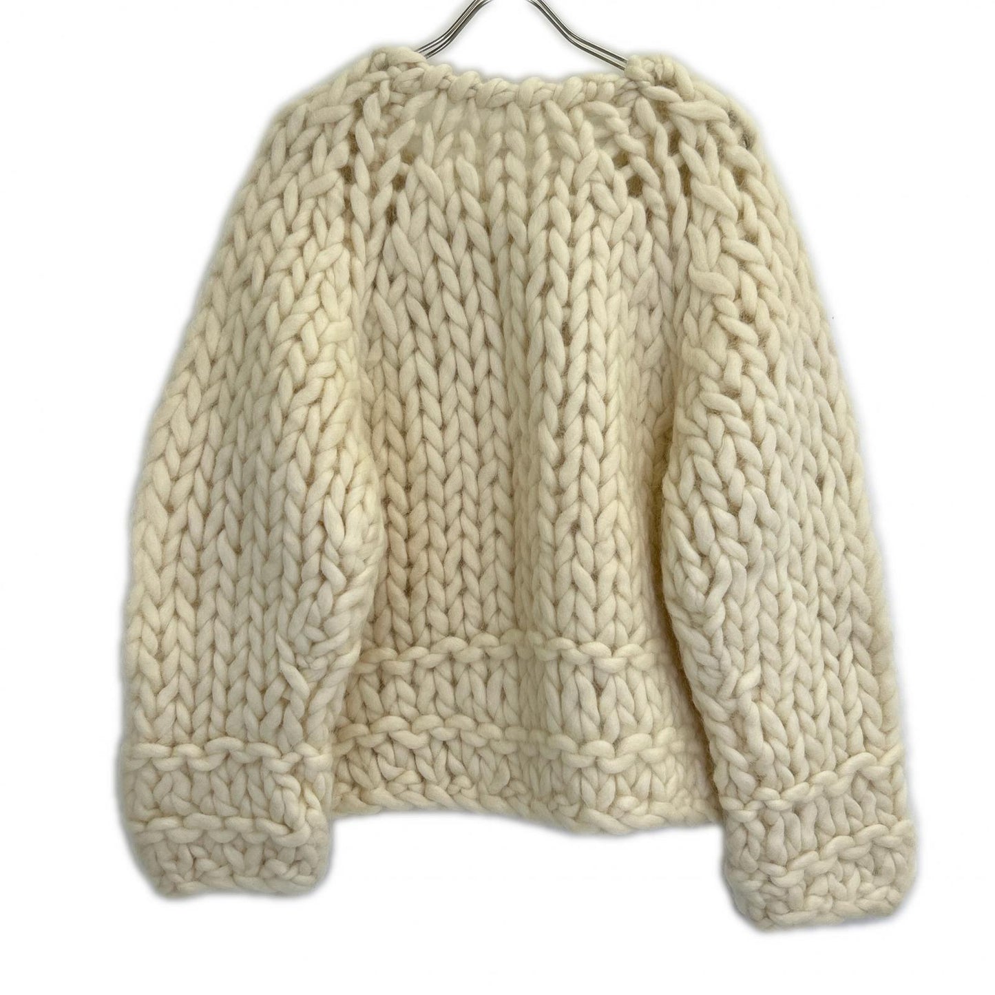 RHC Ron Herman RHC Ron Herman 3010800288 象牙色 100%羊毛 Candy Hand Knit 低针距针织上衣