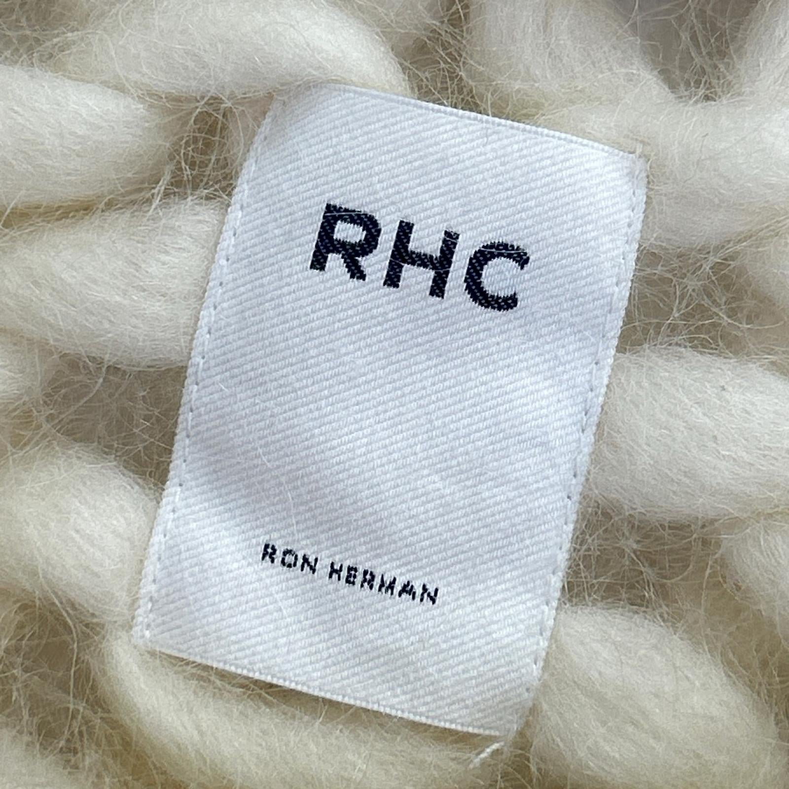 RHC Ron Herman RHC Ron Herman 3010800288 象牙色 100%羊毛 Candy Hand Knit 低针距针织上衣