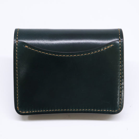 WILDSWANS Wild Swans 【准新品/直营店限定】CSS-PALM/HC/GRNxESD/CAM PALM 马臀皮/压纹马鞍皮 迷你钱包 短款钱包（带零钱包）