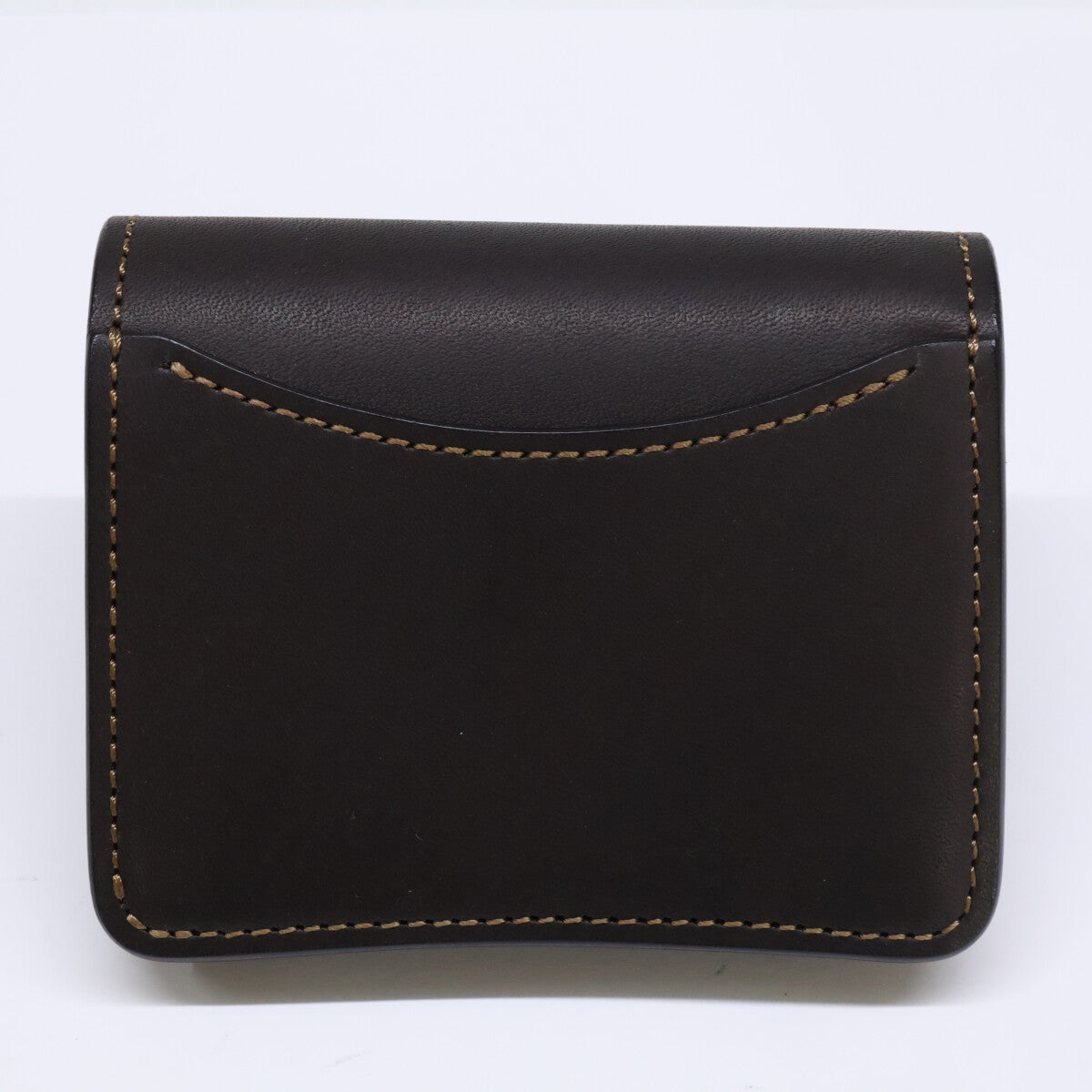 WILDSWANS 【Like New / Limited Edition from Direct Store】 CSS-PALM/NOV/EBExESD/CAM Palm Novonappa Calf/Embossed Saddle Pull-Up Mini Wallet Bi-fold Wallet (with coin purse) Men's