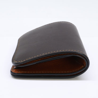 WILDSWANS 【Like New / Limited Edition from Direct Store】 CSS-PALM/NOV/EBExESD/CAM Palm Novonappa Calf/Embossed Saddle Pull-Up Mini Wallet Bi-fold Wallet (with coin purse) Men's