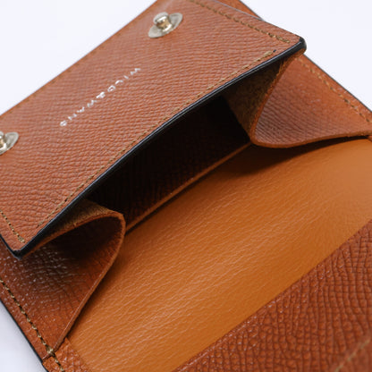 WILDSWANS 【Like New / Limited Edition from Direct Store】 CSS-PALM/NOV/EBExESD/CAM Palm Novonappa Calf/Embossed Saddle Pull-Up Mini Wallet Bi-fold Wallet (with coin purse) Men's