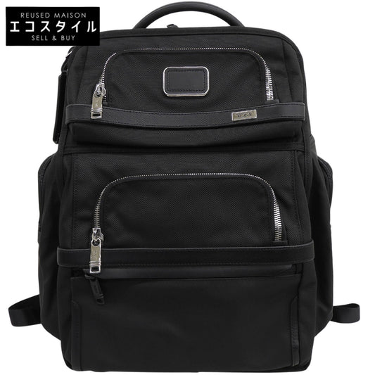 TUMI トゥミ 新品同様 ALPHA 3 アルファ3 ブラッククローム コーテッドキャンバス ブリーフパック バックパック 黒 02603580CD3E 日本限定 リュック バックパック メンズ
