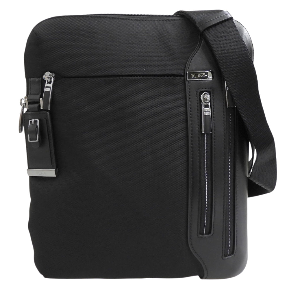 TUMI Arrive McCarren Micro Ballistic Crossbody Bag Black Men's 25105D Shoulder Bag - Excellent Condition