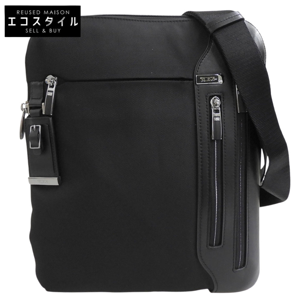 TUMI Arrive McCarren Micro Ballistic Crossbody Bag Black Men's 25105D Shoulder Bag - Excellent Condition