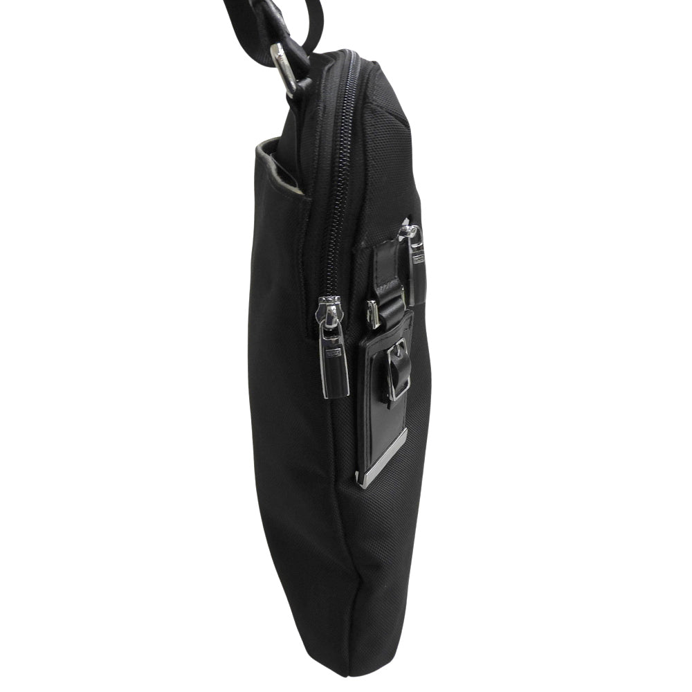 TUMI Arrive McCarren Micro Ballistic Crossbody Bag Black Men's 25105D Shoulder Bag - Excellent Condition
