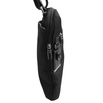 TUMI Arrive McCarren Micro Ballistic Crossbody Bag Black Men's 25105D Shoulder Bag - Excellent Condition