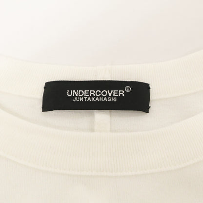 UNDERCOVER 24AW White Lace-paneled Short Sleeve Cut-sew Top