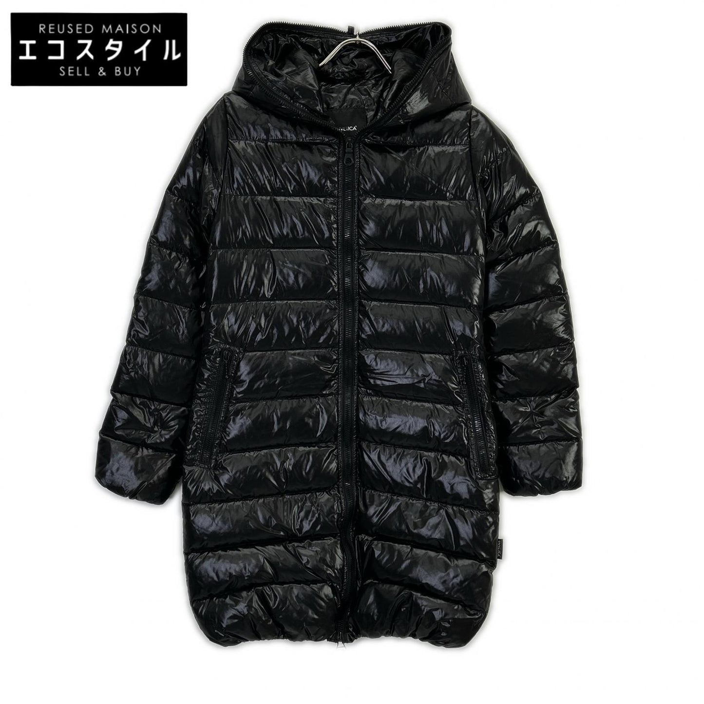 DUVETICA Black ACE Full-zip Down Coat Coat 40 Ladies