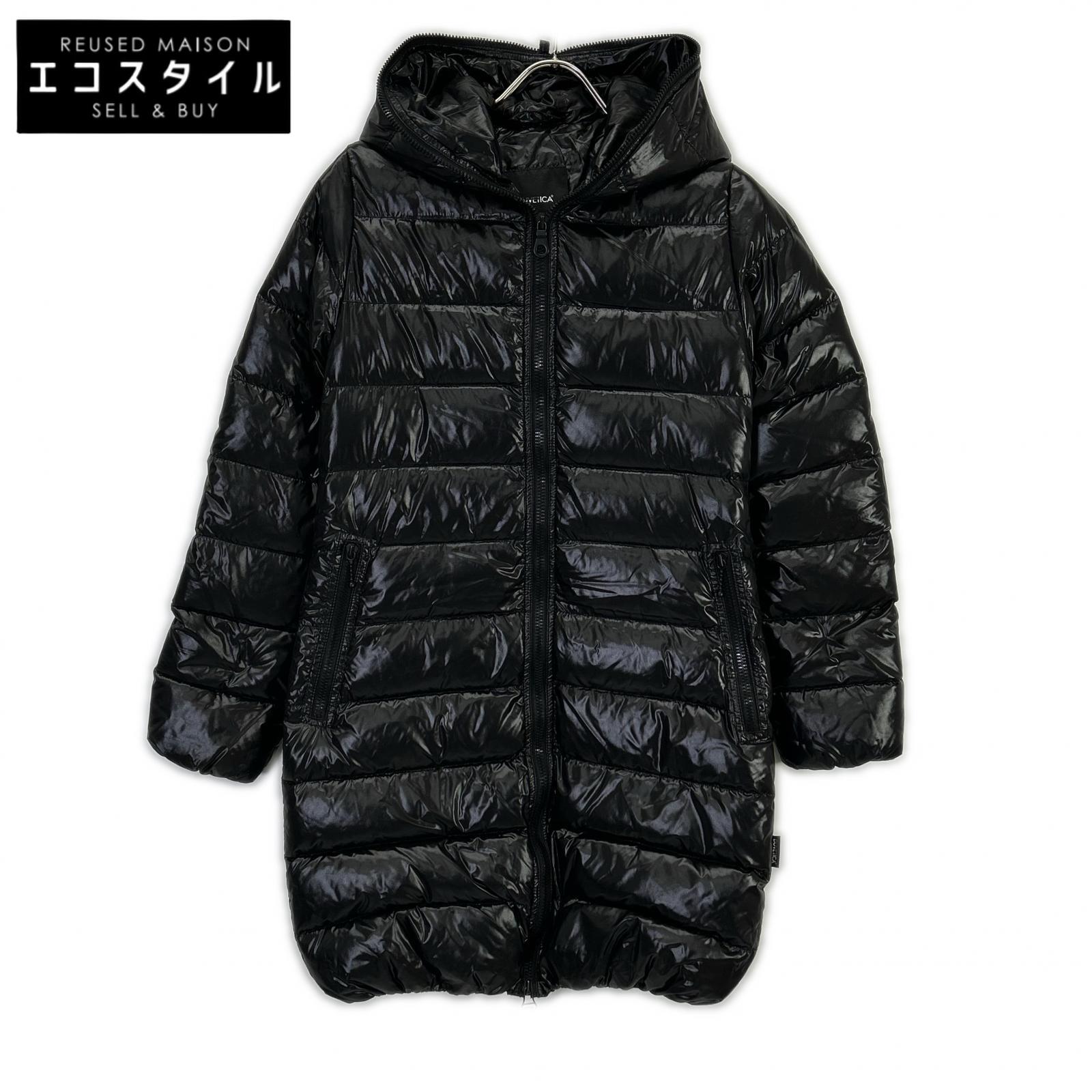 DUVETICA Black ACE Full-zip Down Coat Coat 40 Ladies