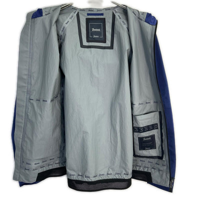 HERNO GI00082UL-12378 Laminar Nylon Waterproof Hooded Zip Jacket