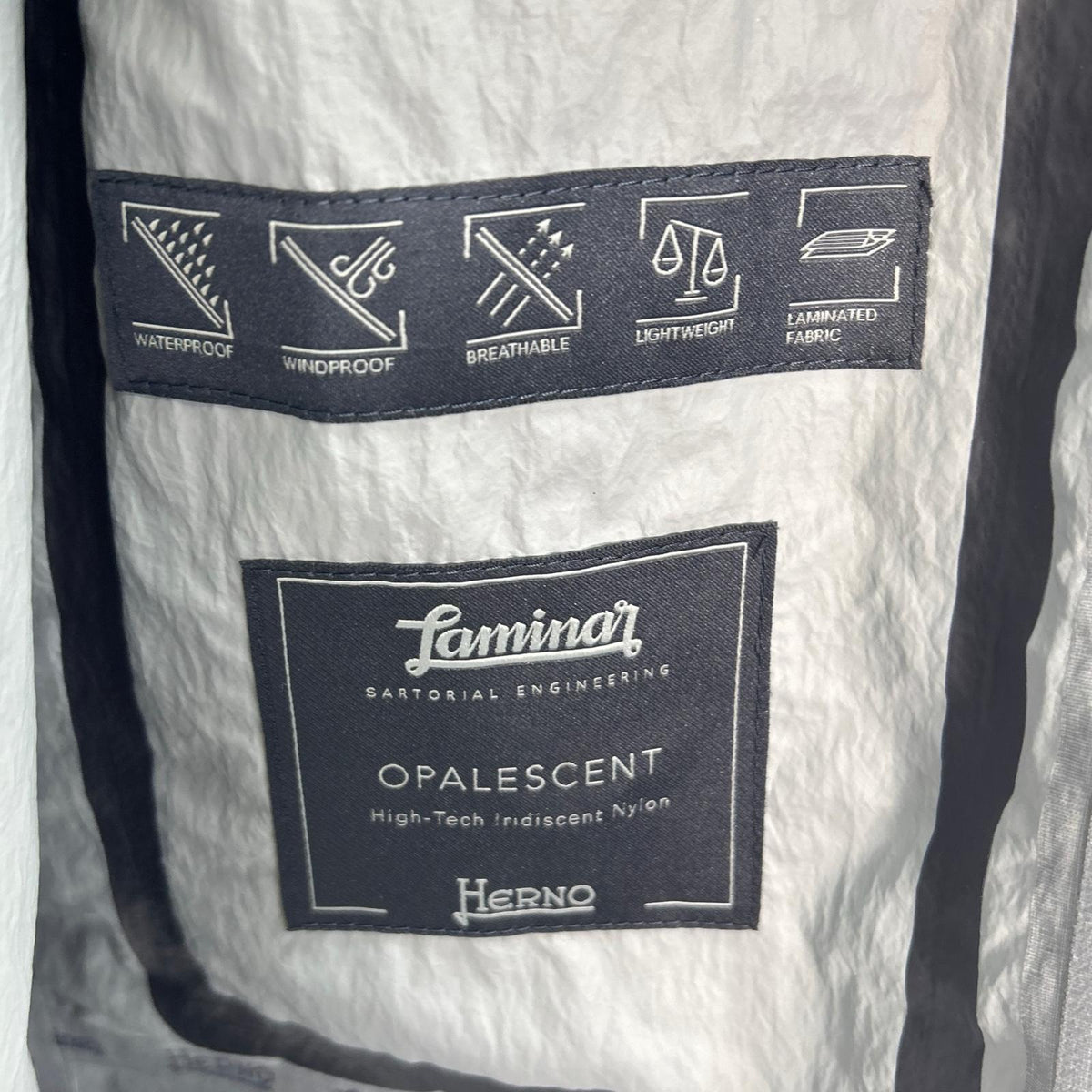 HERNO ヘルノ GI00082UL-12378 Laminar/ラミナー ナイロン ウォータープルーフ フーデッドジップ ジャケット