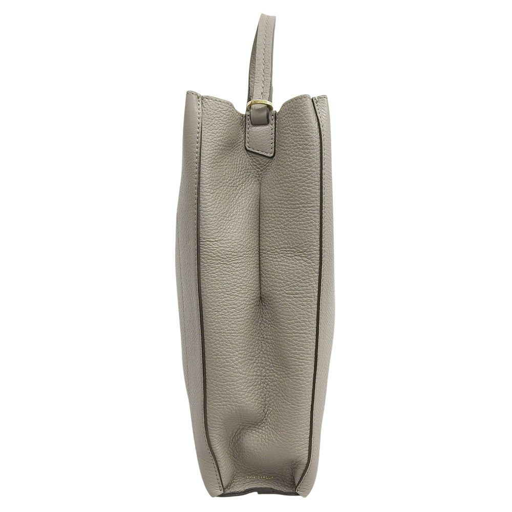 LORISTELLA Leather 2-Way Tote Bag Women's Grey Tote Bag