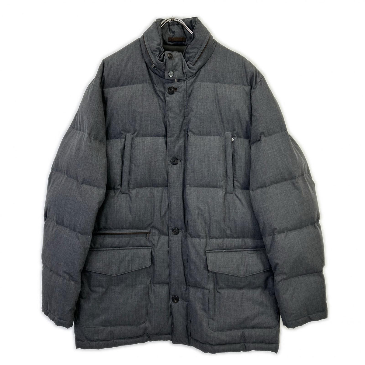 BrooksBrothers ブルックスブラザーズ グレー Loro piana生地 ウールダウンジャケット ジャケット