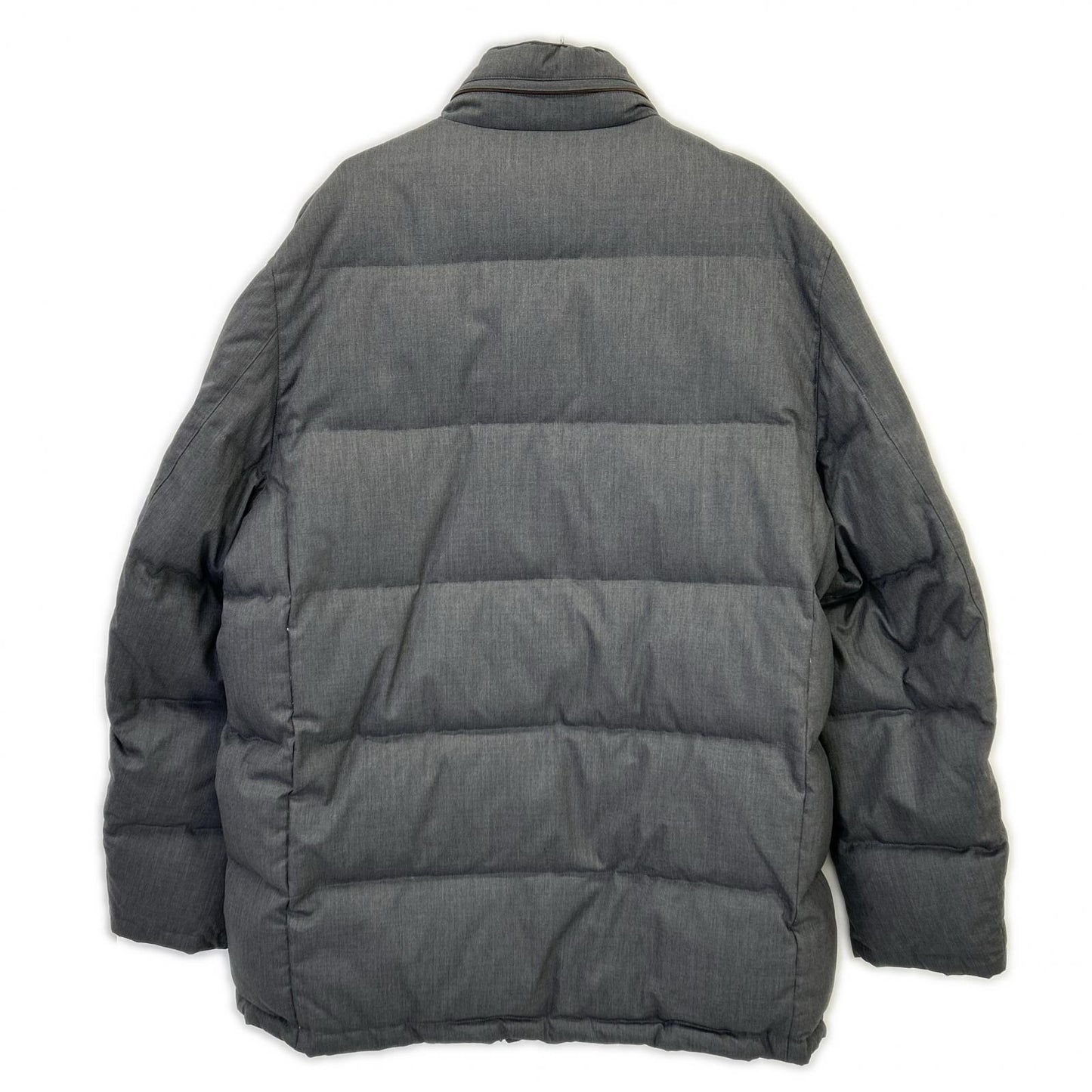 Brooks Brothers ブルックスブラザーズ ｸﾞﾚｰ Loro piana生地 ｳｰﾙﾀﾞｳﾝｼﾞｬｹｯﾄ ジャケット XL メンズ