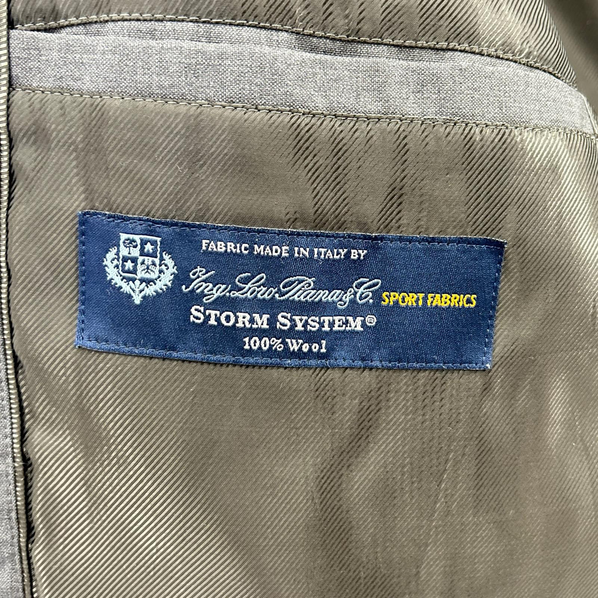 BrooksBrothers ブルックスブラザーズ グレー Loro piana生地 ウールダウンジャケット ジャケット