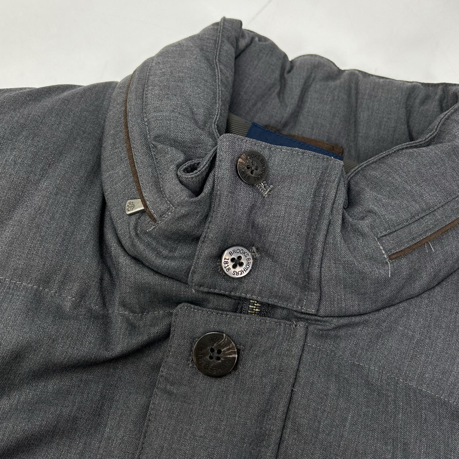 BrooksBrothers ブルックスブラザーズ グレー Loro piana生地 ウールダウンジャケット ジャケット