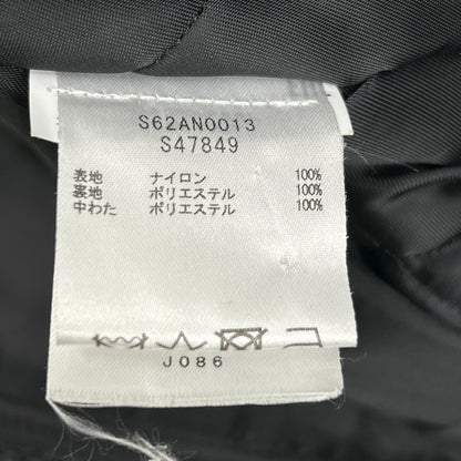 MM6 エムエムシックス S62AN0013 ブラック ナイロン 5ZIP 八の字 パデットライダースジャケット ジャケット