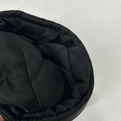 MM6 エムエムシックス S62AN0013 ブラック ナイロン 5ZIP 八の字 パデットライダースジャケット ジャケット
