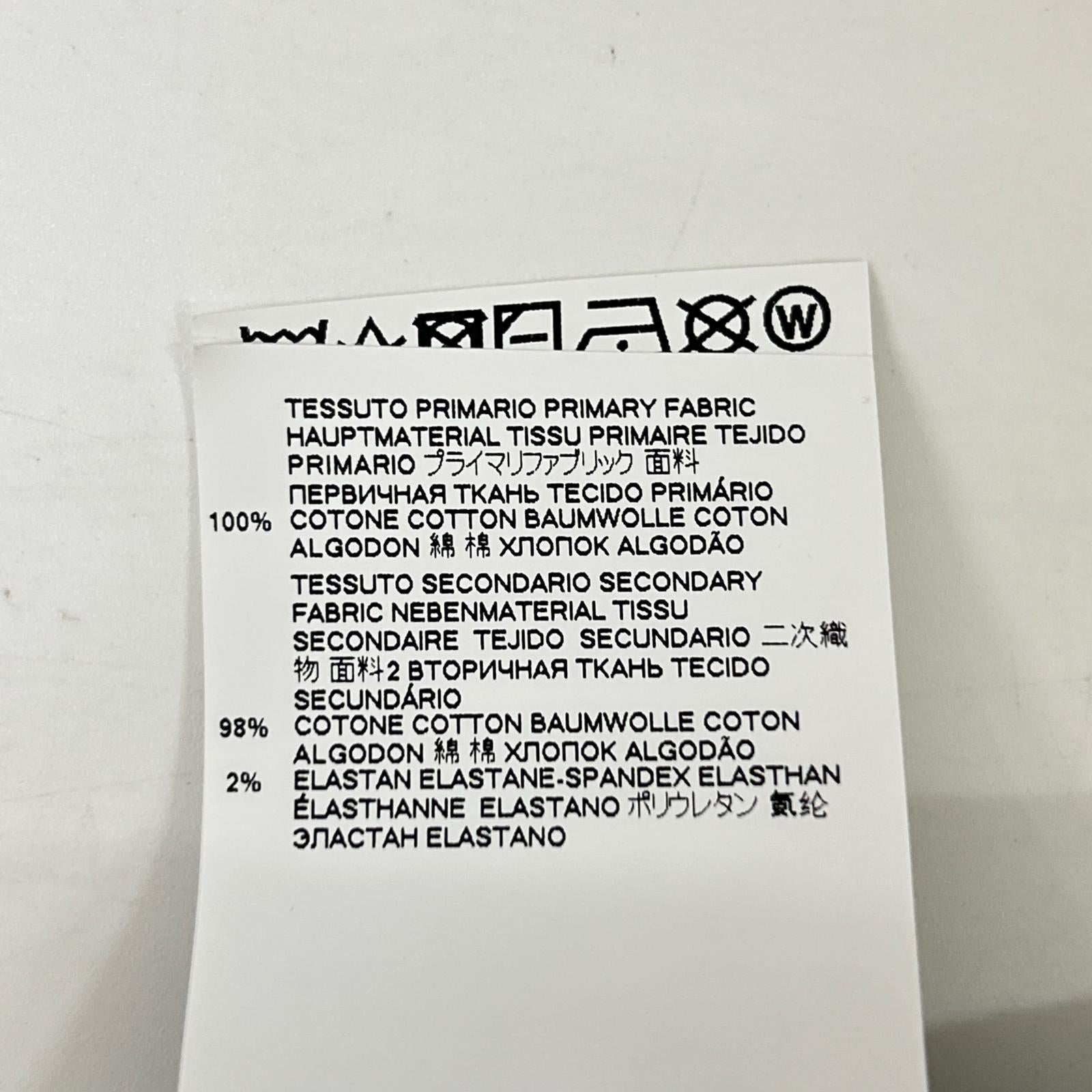 MM6 エムエムシックス 20年製 S52GU0118 グレー コットン トロンプルイユ 騙し絵ロングスウェット プルオーバー トップス