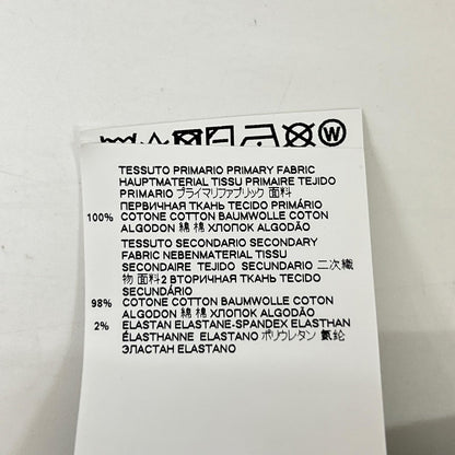 MM6 エムエムシックス 20年製 S52GU0118 グレー コットン トロンプルイユ 騙し絵ロングスウェット プルオーバー トップス
