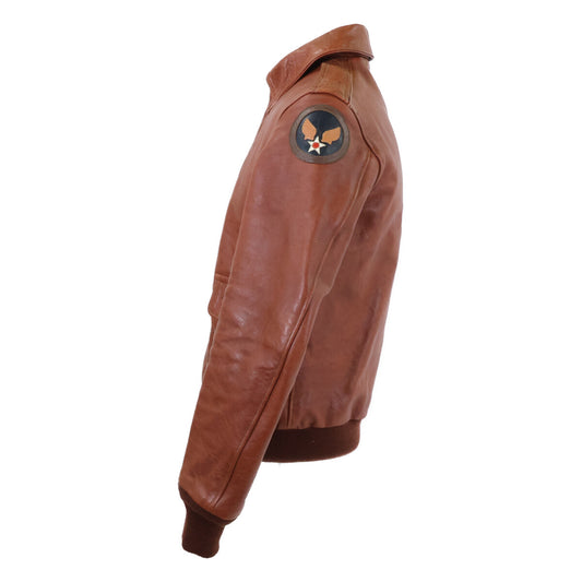 RAINBOW COUNTRY 16159 Brown ROUGH WEAR Horsehide Type A-2 Flight Jacket