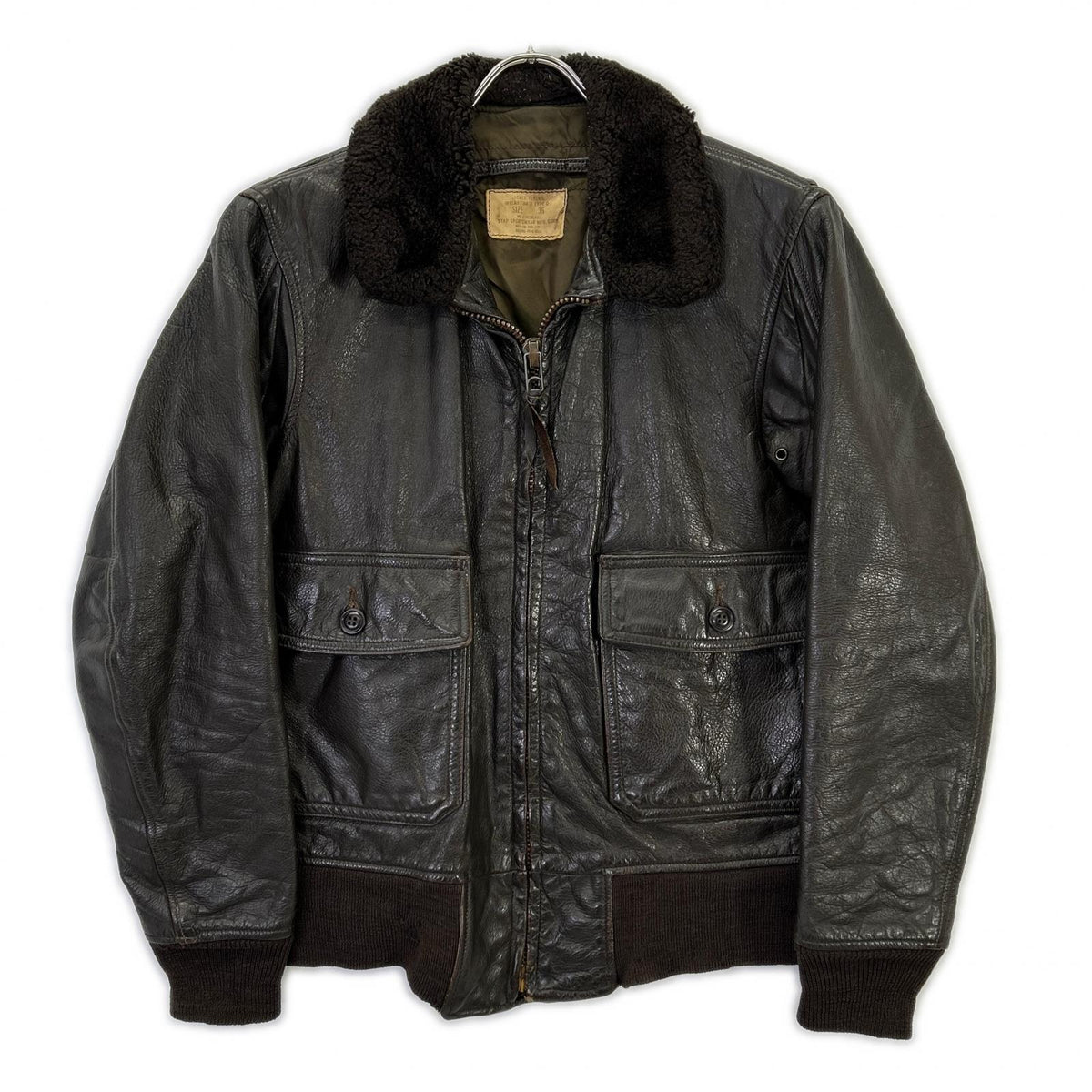 MILITARY ミリタリー MIL-J-7823E 70's ブラウン STAR SPORTSWEAR社製 U.S NAVY G-1 Jacket フライトジャケット ジャケット