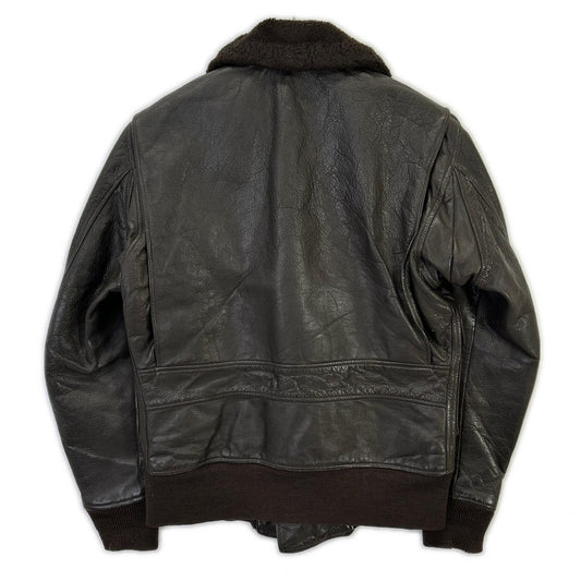 MILITARY ミリタリー MIL-J-7823E 70's ブラウン STAR SPORTSWEAR社製 U.S NAVY G-1 Jacket フライトジャケット ジャケット
