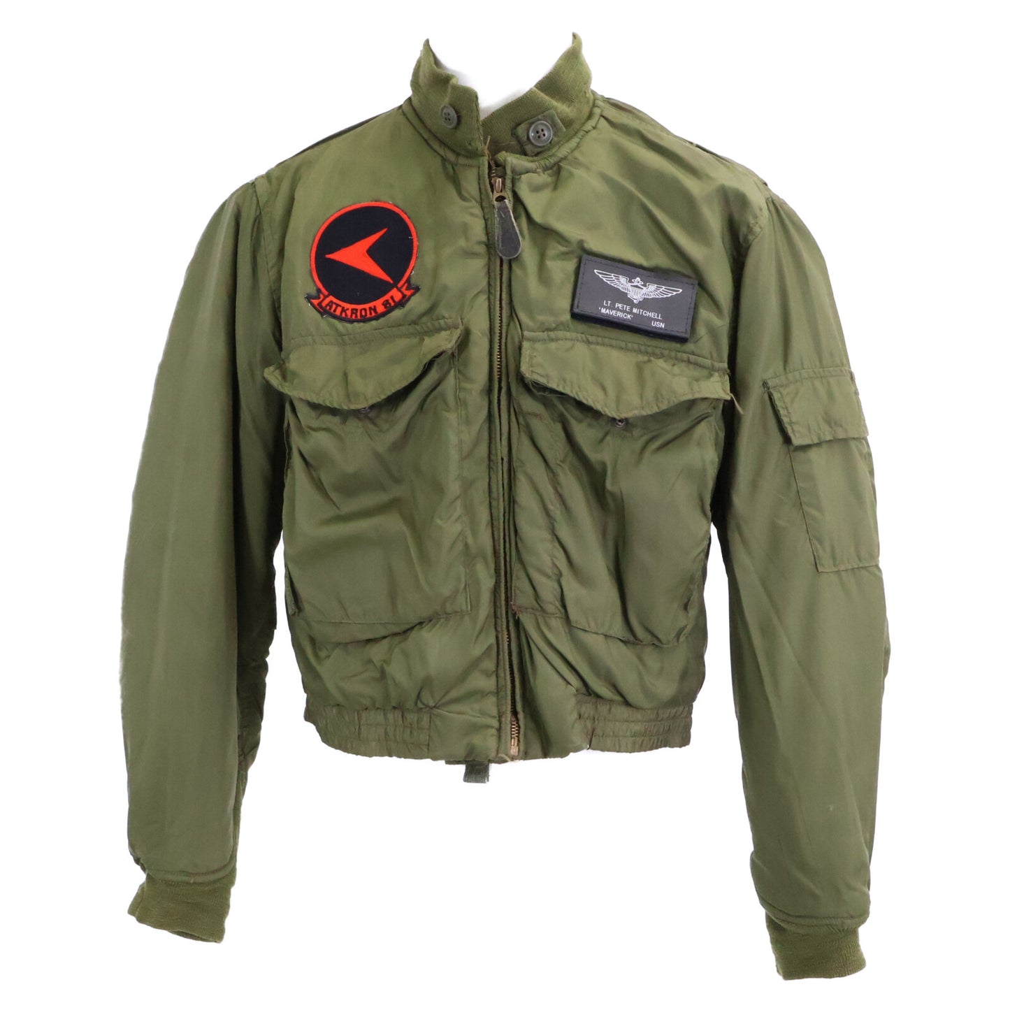 UNITED STATES AIRFORCE ユナイテッドステイツエアフォース MIL-S-18342C 70's KINGS POINT社 MAVERRICK WEP ナイロン フライトジャケット ジャケット