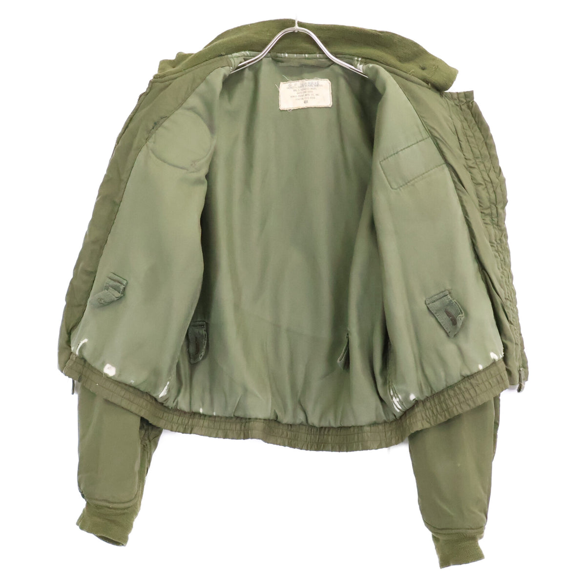 UNITED STATES AIRFORCE ユナイテッドステイツエアフォース MIL-S-18342C 70's KINGS POINT社 MAVERRICK WEP ナイロン フライトジャケット ジャケット