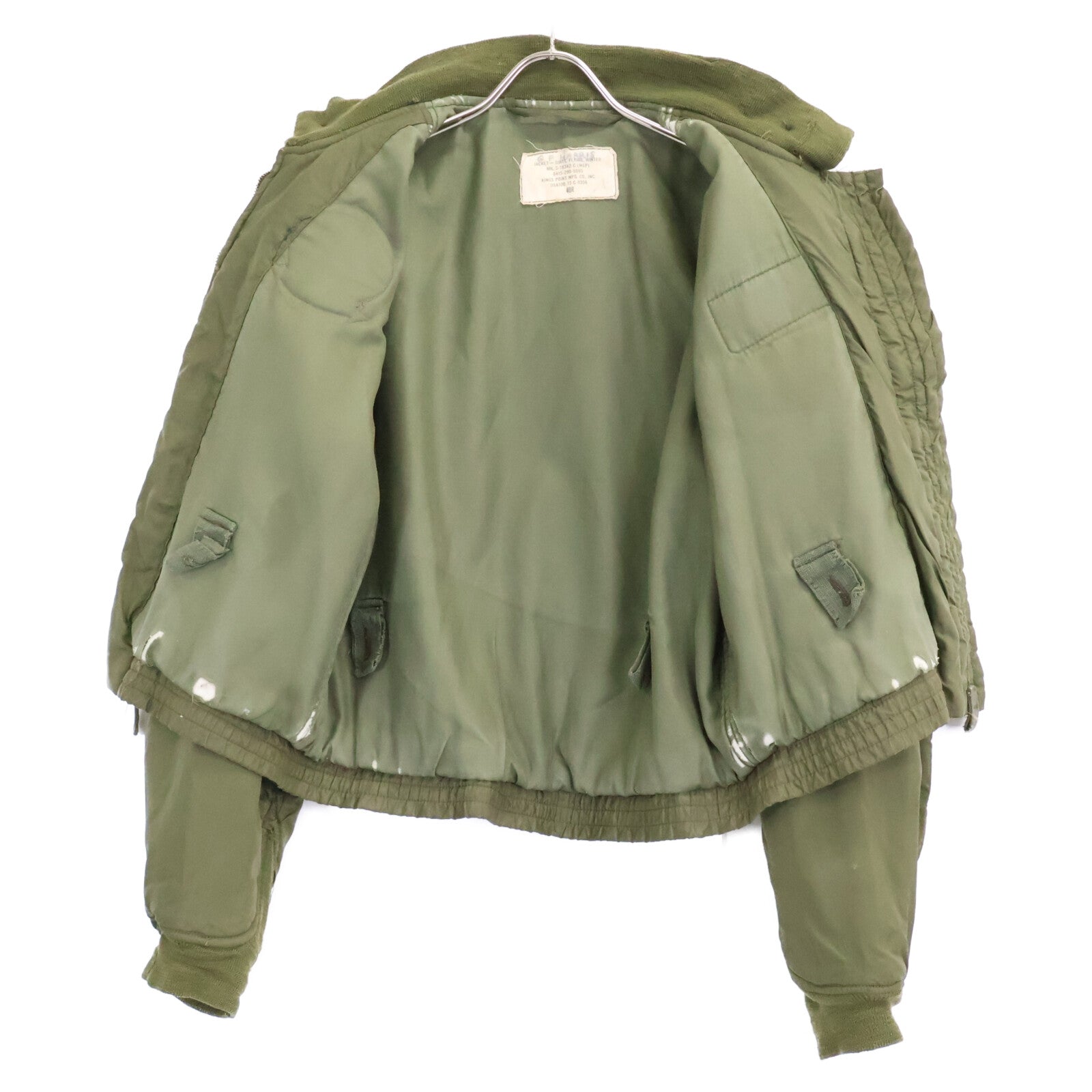 UNITED STATES AIRFORCE ユナイテッドステイツエアフォース MIL-S-18342C 70's KINGS POINT社 MAVERRICK WEP ナイロン フライトジャケット ジャケット