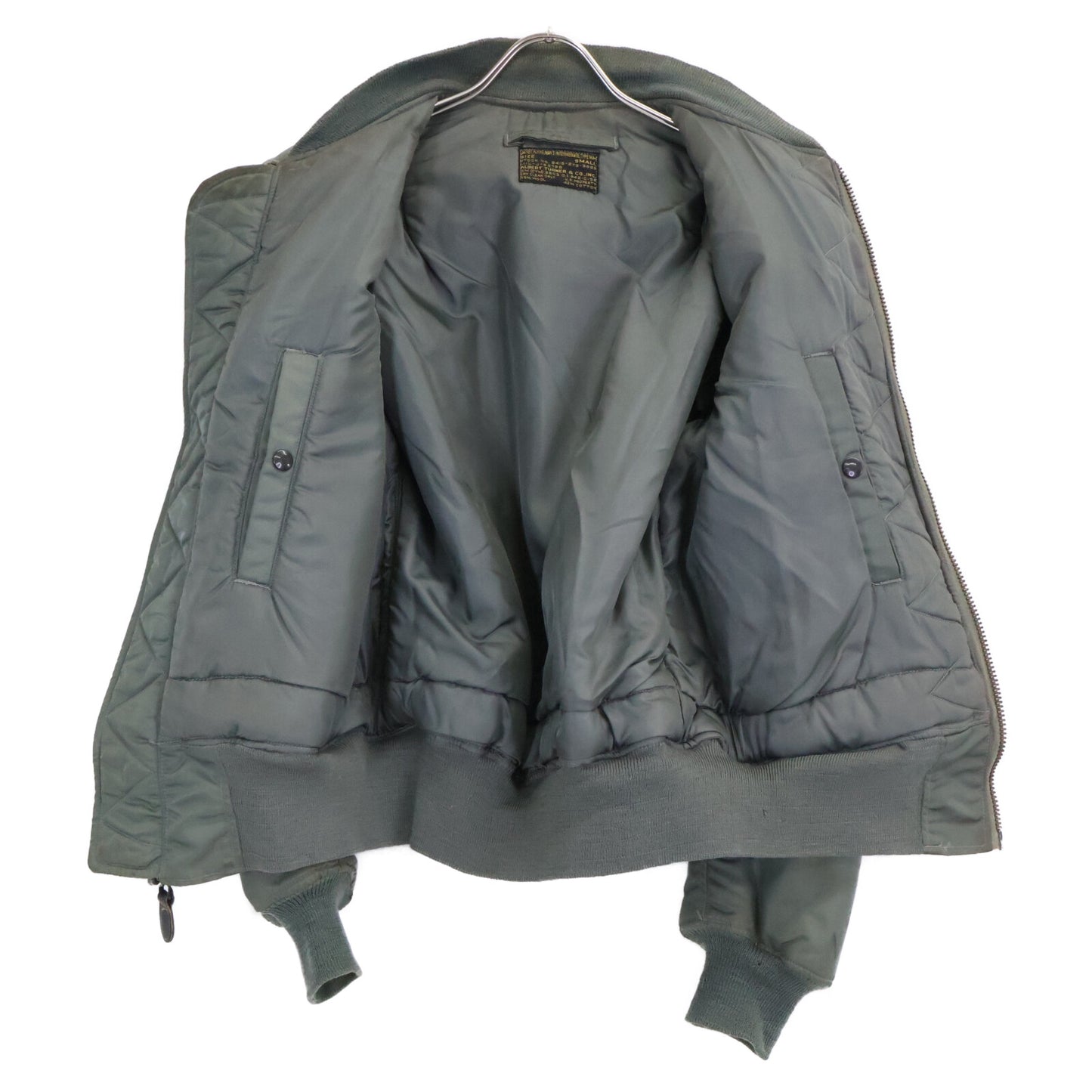 UNITED STATES AIRFORCE 联合航空 MIL-J-82798 50年代 ALBERT TURNER公司 MA-1 尼龙飞行夹克 夹克 S 男士