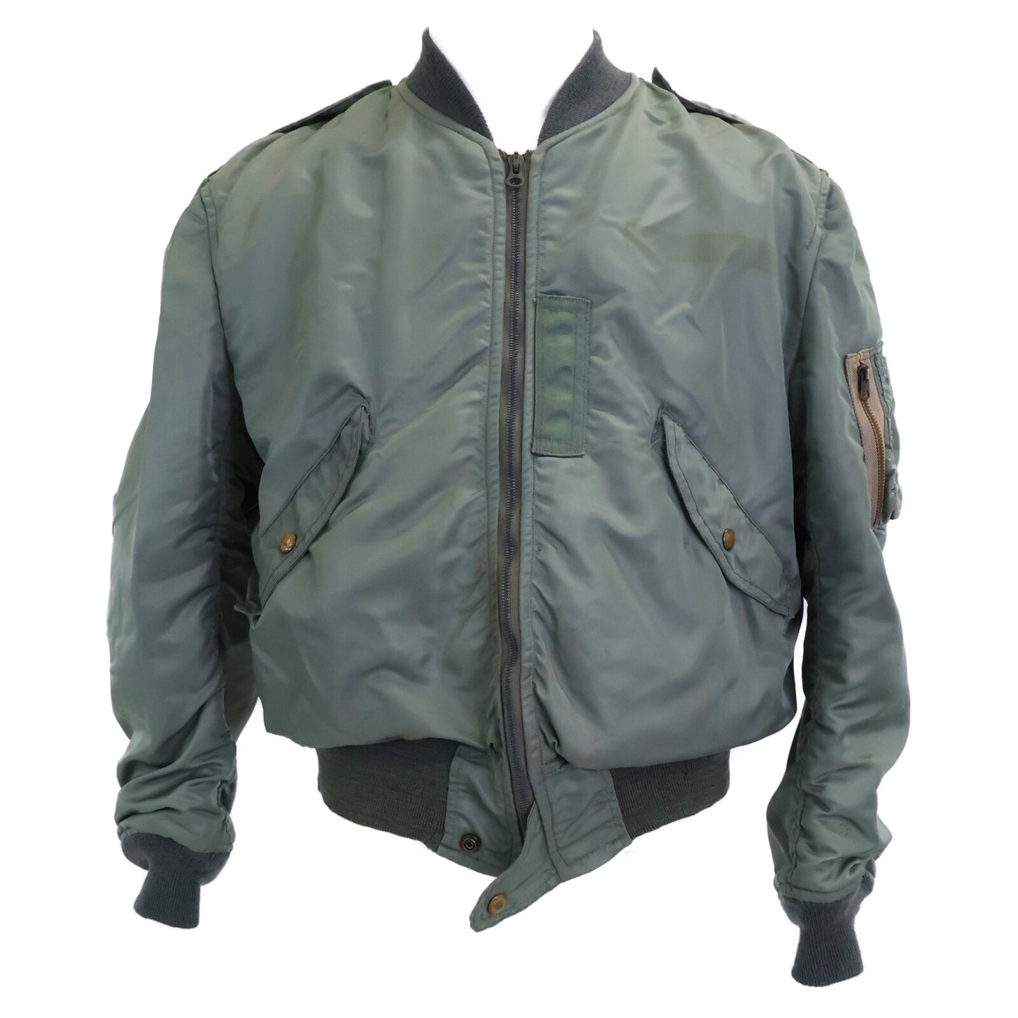 UNITED STATES AIRFORCE ユナイテッドステイツエアフォース 55年製 セージグリーン U.S.A.F L2-B ナイロン フライトジャケット ジャケット