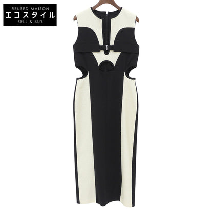 Black x Ivory Cylon Tweed Long Dress Women's Size 1 Dress 1 Women's