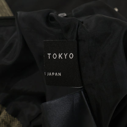 UNITED TOKYO ユナイテッドトウキョウ ベージュ×ブラック スムーラップタイトスカート スカート