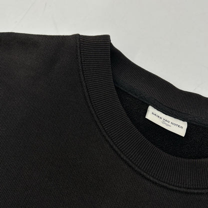 DRIES VAN NOTEN 德赖斯·范诺顿 15-1 木炭色圆领套头衫 上衣