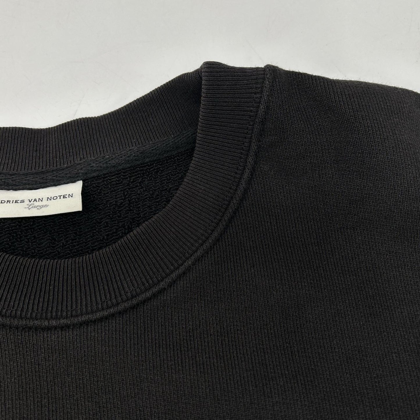 DRIES VAN NOTEN 德赖斯·范诺顿 15-1 木炭色圆领套头衫 上衣