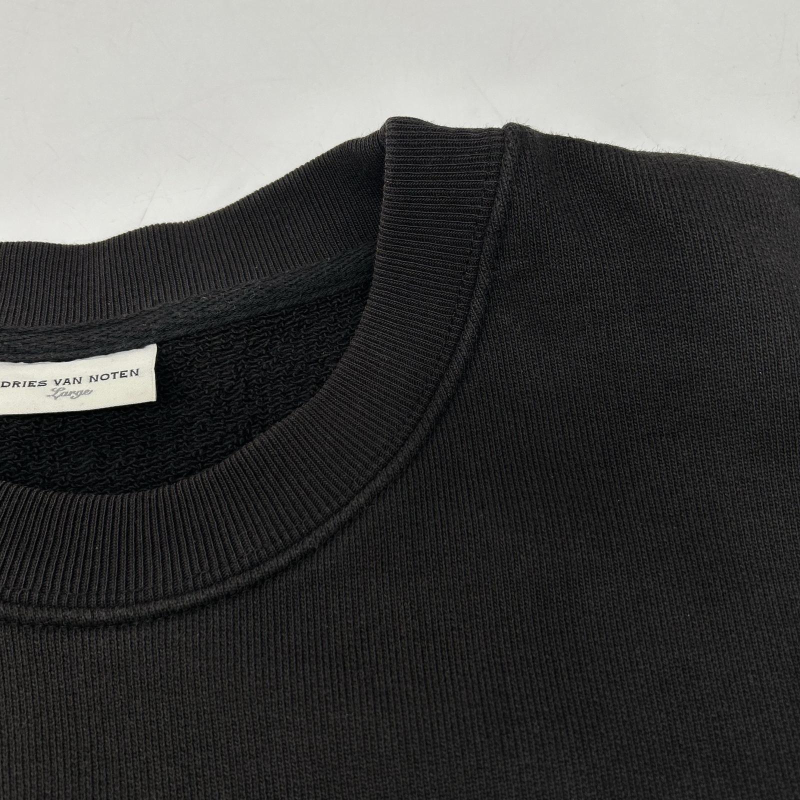 DRIES VAN NOTEN 德赖斯·范诺顿 15-1 木炭色圆领套头衫 上衣