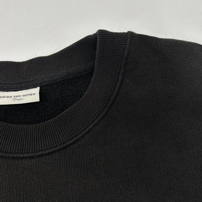 DRIES VAN NOTEN 德赖斯·范诺顿 15-1 木炭色圆领套头衫 上衣