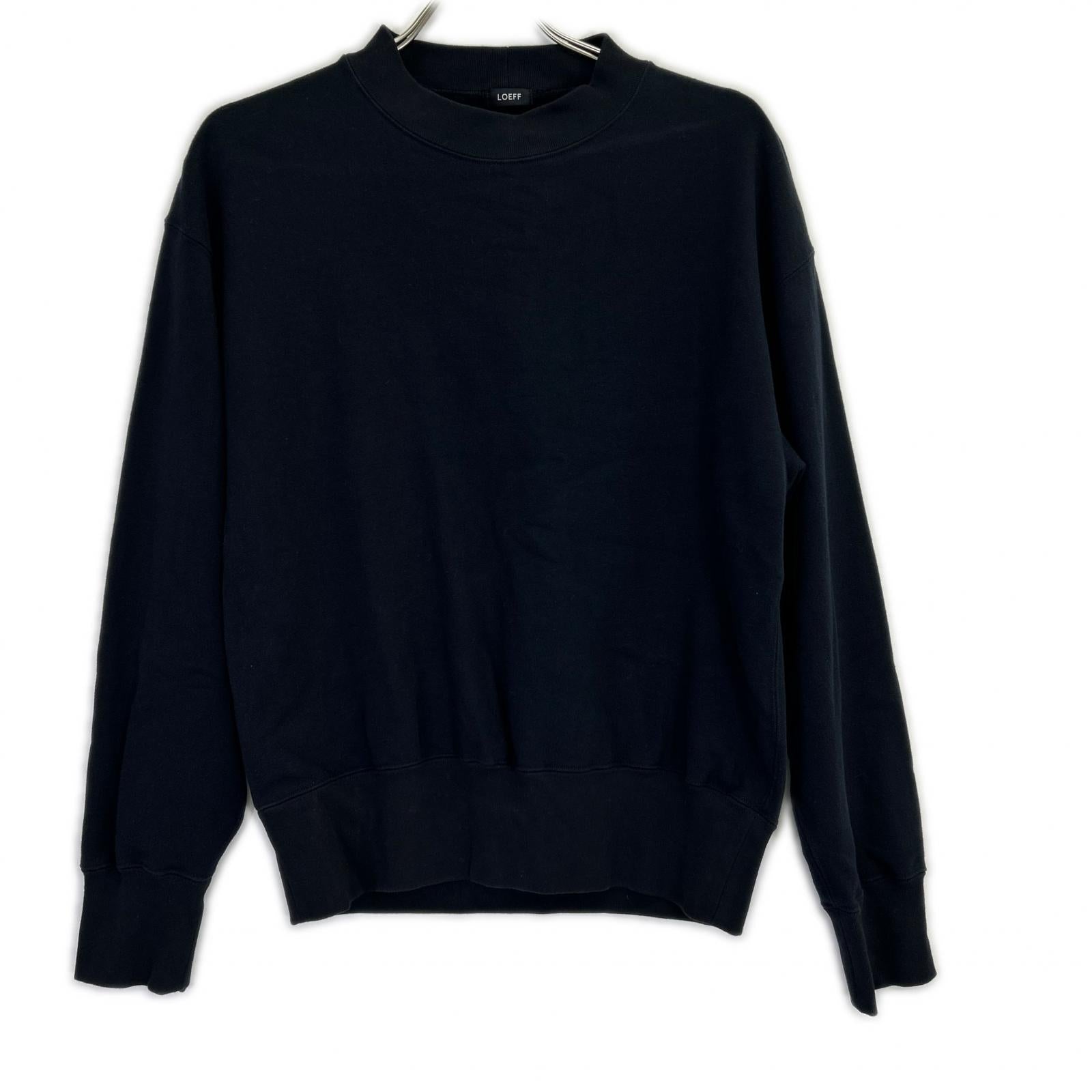 LOEFF ロエフ 8882-6-000000 26SS ネイビー クルーネックスウェット トップス
