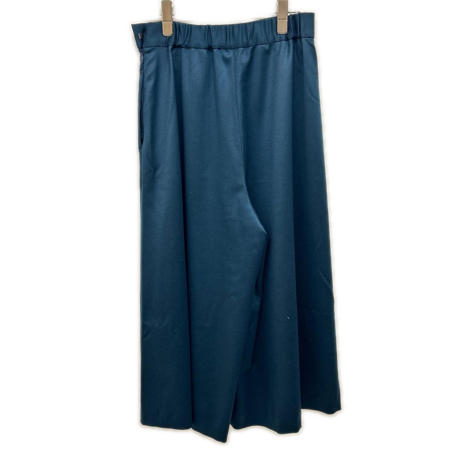 B1054AFP056 ﾌﾞﾙｰ ｳｰﾙｻﾃﾝｷｭﾛｯﾄﾊﾟﾝﾂ ボトムス 36 レディース