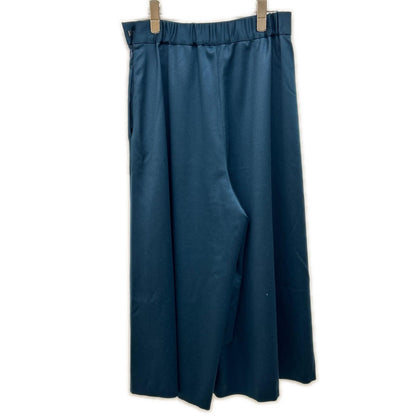 B1054AFP056 ﾌﾞﾙｰ ｳｰﾙｻﾃﾝｷｭﾛｯﾄﾊﾟﾝﾂ ボトムス 36 レディース