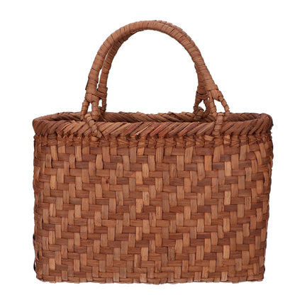 Wild Grape Vine Yamabudo [Excellent Condition] Ajiro Weave Basket Bag Tote Bag
