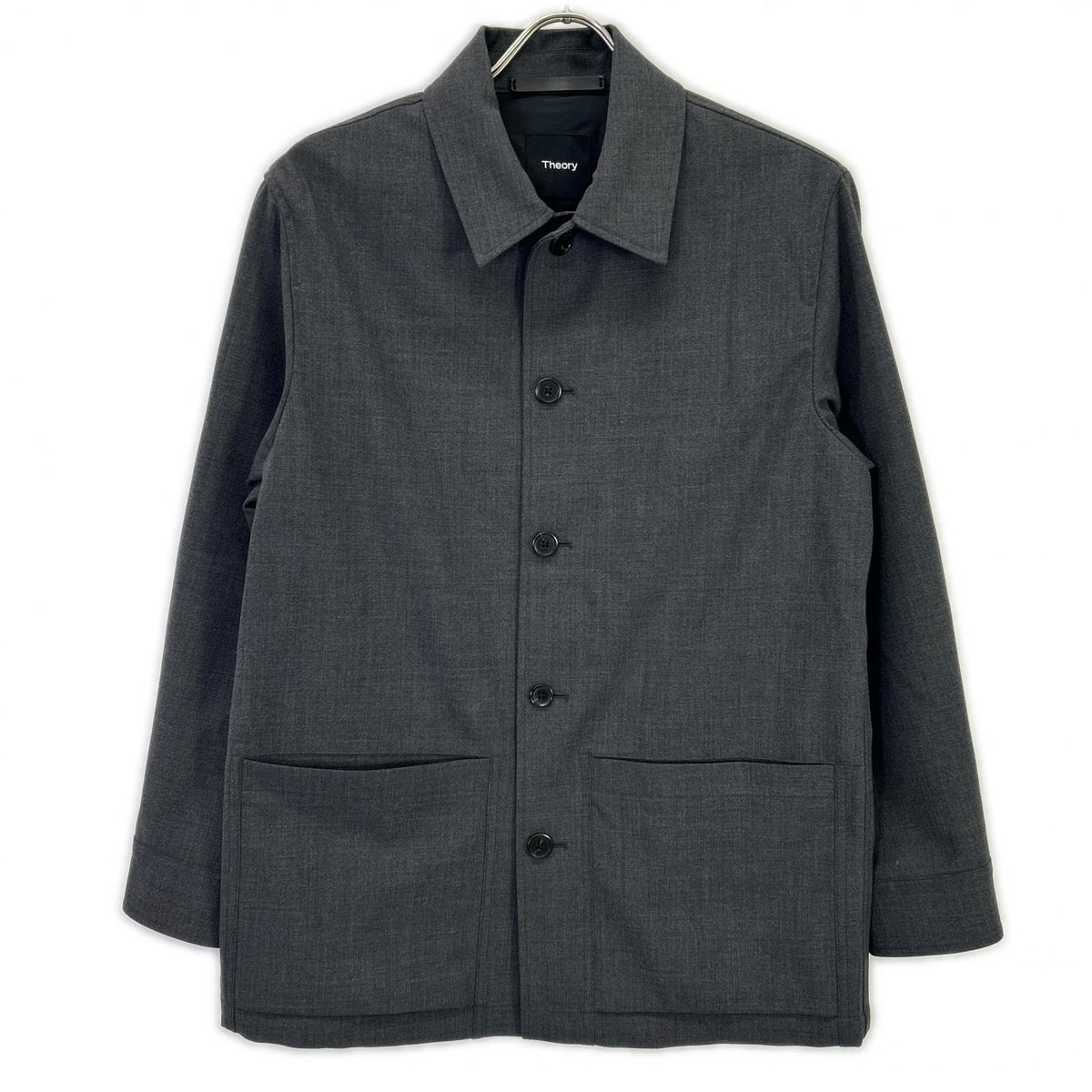 Theory セオリー 02-2309003 グレー Bond Wool Twill Selk PA シャツジャケット ジャケット