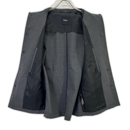 Theory セオリー 02-2309003 グレー Bond Wool Twill Selk PA シャツジャケット ジャケット