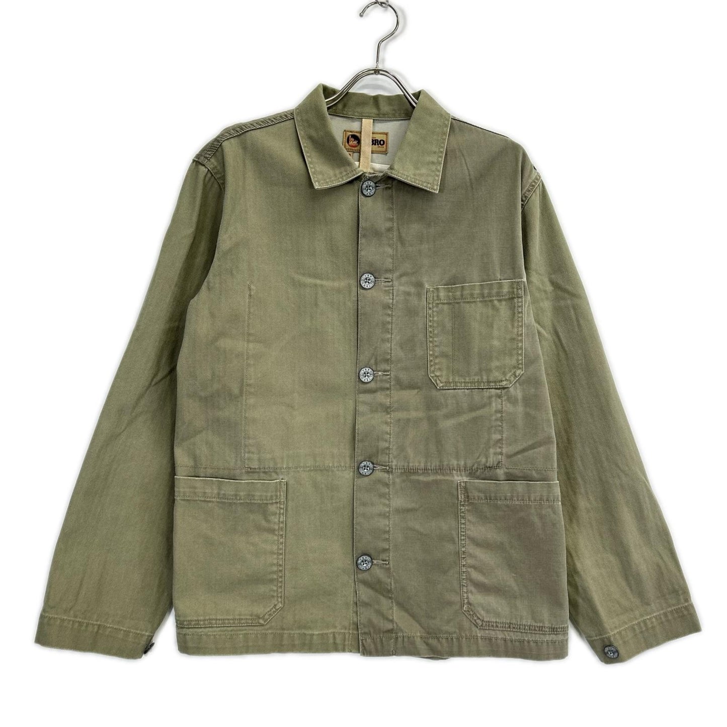 NIGEL CABOURN ナイジェルケーボン 【LYBRO】セージグリーン コットン ミックスフィールドジャケット ジャケット