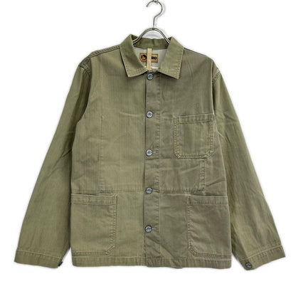 NIGEL CABOURN ナイジェルケーボン 【LYBRO】セージグリーン コットン ミックスフィールドジャケット ジャケット