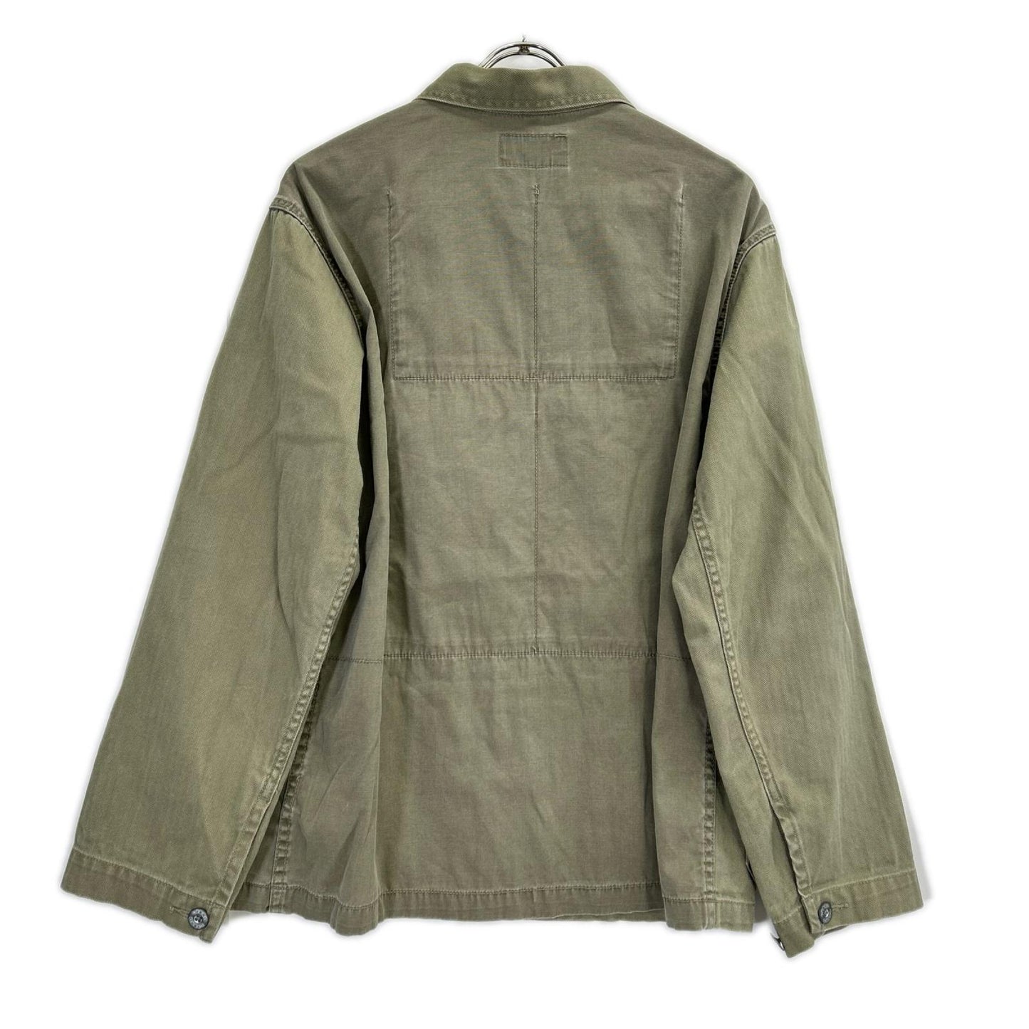 NIGEL CABOURN ナイジェルケーボン 【LYBRO】セージグリーン コットン ミックスフィールドジャケット ジャケット