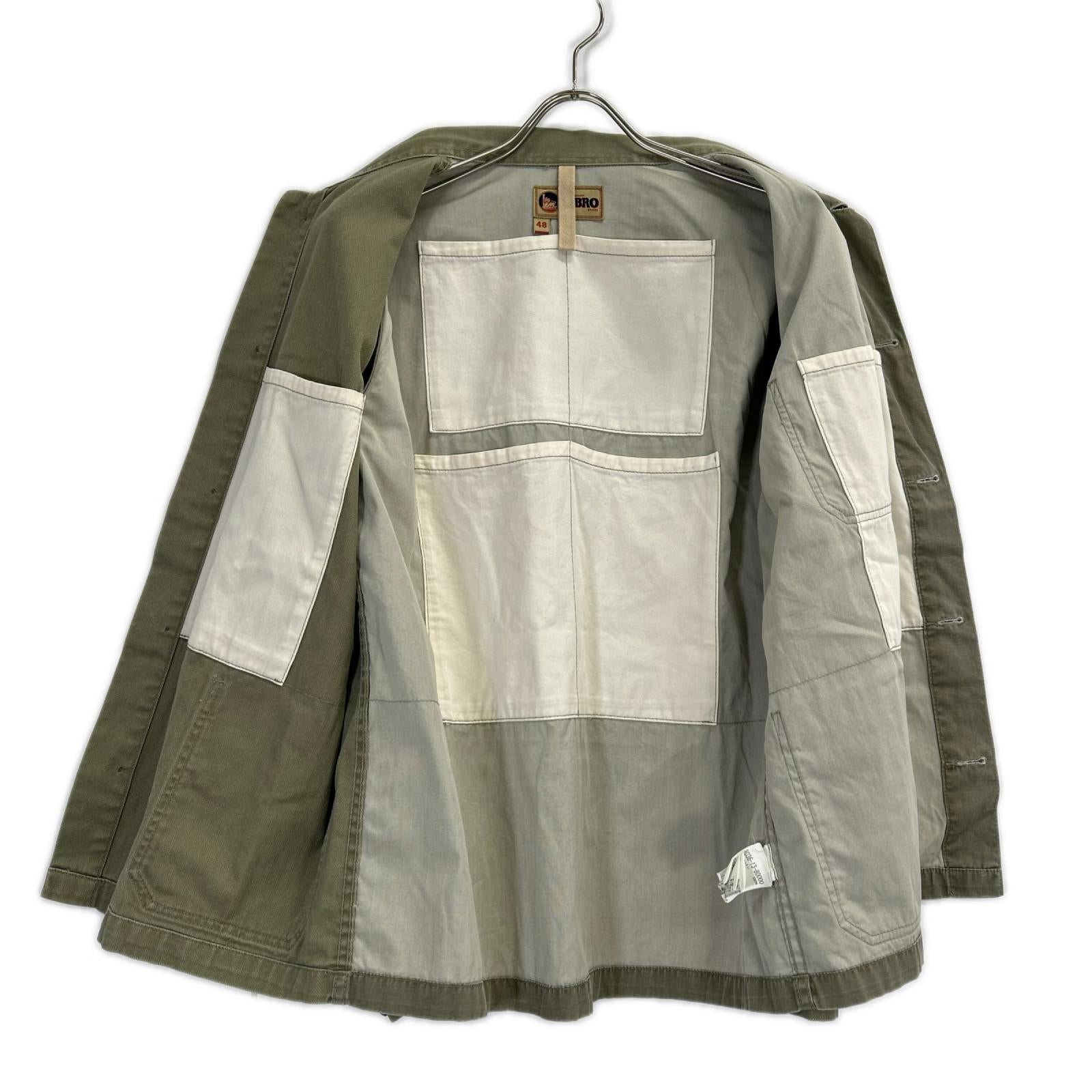 NIGEL CABOURN ナイジェルケーボン 【LYBRO】セージグリーン コットン ミックスフィールドジャケット ジャケット