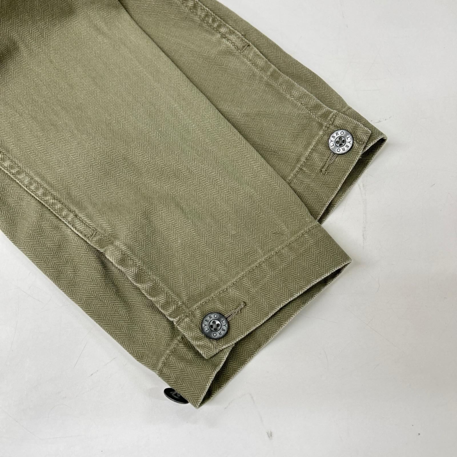 NIGEL CABOURN ナイジェルケーボン 【LYBRO】セージグリーン コットン ミックスフィールドジャケット ジャケット